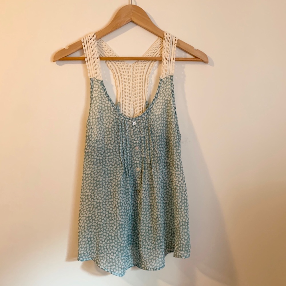 Lush Crochet Back Tank